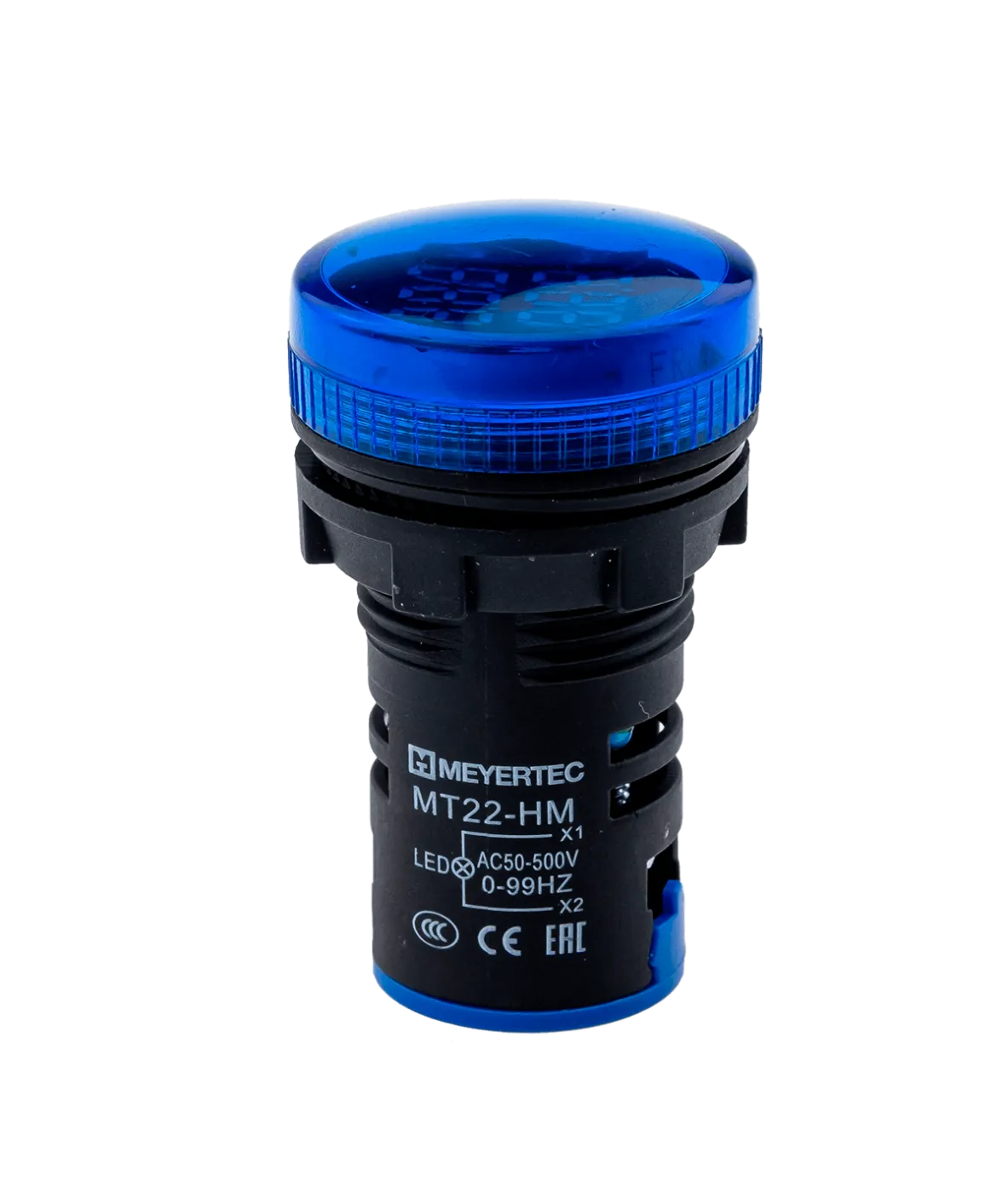 Индикатор напряжения и частоты, синий